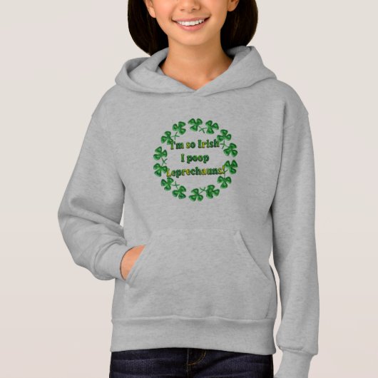 Kind Hoodie-hoed sweatshirt Irish Pride (Voorkant)
