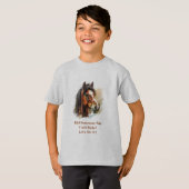 Kind Horse Customize T-shirt (Voorkant volledig)
