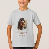 Kind Horse Customize T-shirt (Voorkant)