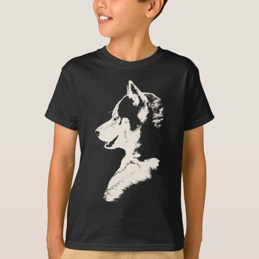 Kind Husky T-Shirt Long Sled Kind Shirt (Voorkant)