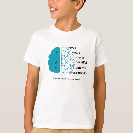 Kind I Am Tourette-syndroom t-shirt (Voorkant)