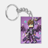 Kind ID Label Blockstyle Dark Dragon Sword Sleutelhanger (Voorkant Links)