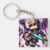 Kind ID Label Blockstyle Dark Dragon Sword Sleutelhanger (Voorkant)