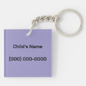 Kind ID Label Blockstyle Dark Dragon Sword Sleutelhanger (Achterkant)