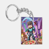 Kind ID Label Blockstyle Dark Dragon Sword Sleutelhanger (Voorkant Links)