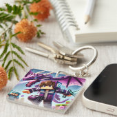 Kind ID Label Blockstyle Dark Dragon Sword Sleutelhanger (Voorkant Rechts)