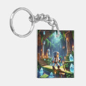 Kind ID Label Blockstyle Minecrafty Adventure Sleutelhanger (Voorkant Links)