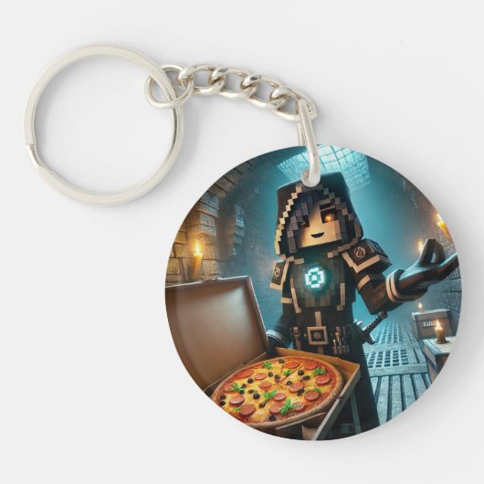 Kind ID Label Blockstyle Minecrafty Adventure Sleutelhanger (Voorkant)