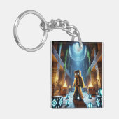 Kind ID Label Blockstyle Minecrafty Adventure Sleutelhanger (Voorkant Links)