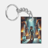 Kind ID Label Blockstyle Minecrafty Adventure Sleutelhanger (Voorkant Links)