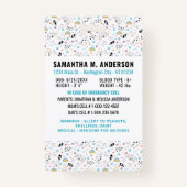 Kind ID Noodhulp Identificatiefonds Kinder Foto Badge (Achterkant)