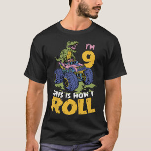 Kind ik ben 9 Dit is hoe ik Monster Truck 9th Bo k T-shirt