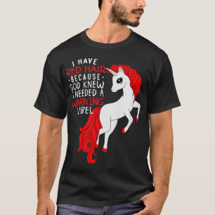 Kind ik heb rood haar omdat god wist dat ik een w t-shirt