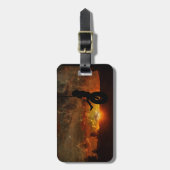 Kind in Bagagelabel voor bandenzagen (Voorkant verticaal)