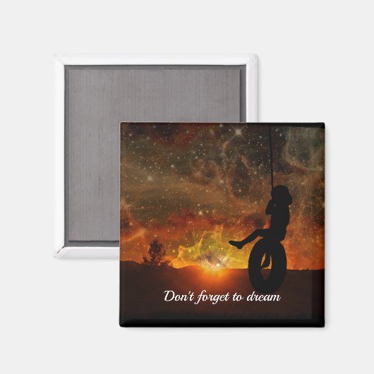 Kind in bandenswing magneet (Voorkant / Achterkant)