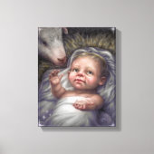 Kind in de Druk van het Canvas van de Manager Afdruk (Voorkant)