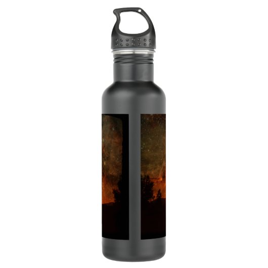 Kind in de fles van het bandschommelingswater (Achterkant)