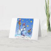 Kind in de Lichten van Kerstmis - het Wenskaart Feestdagen Kaart (Achterkant)