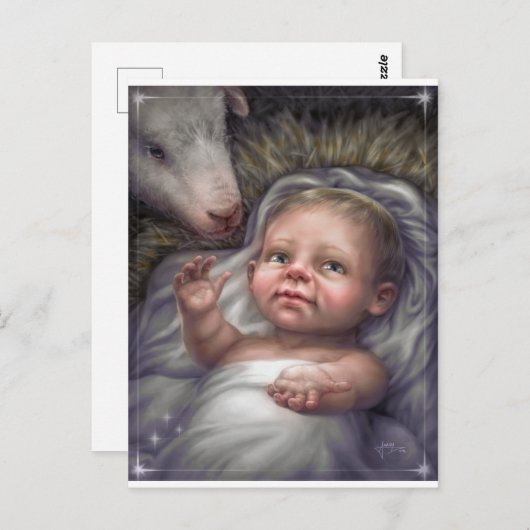 Kind in de Manager Briefkaart (Voorkant / Achterkant)