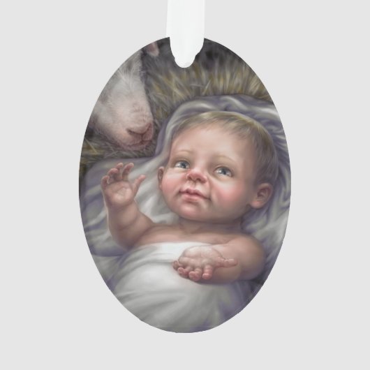 Kind in de Manager Ornament (achterkant)