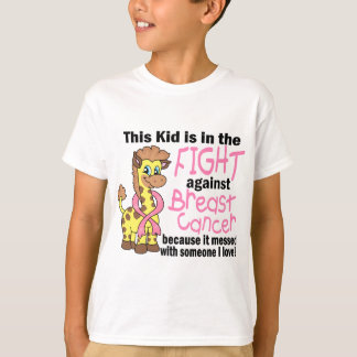 Kind in de strijd tegen borstkanker t-shirt