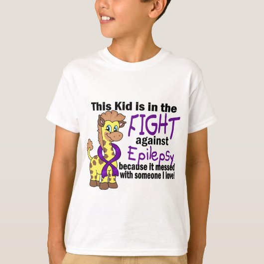 Kind in de strijd tegen epilepsie t-shirt (Voorkant)