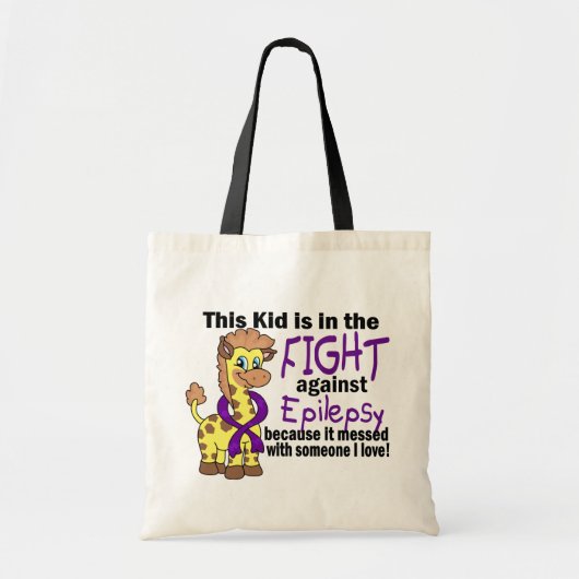 Kind in de strijd tegen epilepsie tote bag (Voorkant)