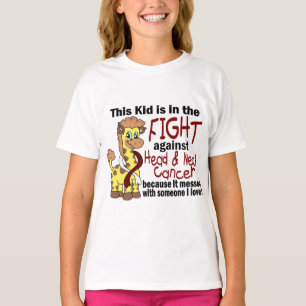Kind in de strijd tegen hoofd- en nekkanker t-shirt