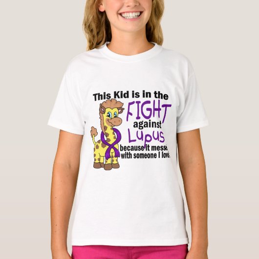 Kind in de strijd tegen Lupus T-shirt (Voorkant)