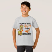 Kind in de strijd tegen MS multiple sclerose T-shirt (Voorkant volledig)