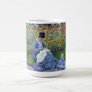 Kind in de tuin, Monet Koffiemok