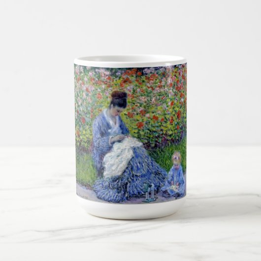 Kind in de tuin, Monet Koffiemok (Center)