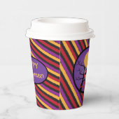 Kind in duivelskostuum Halloween papieren beker (Rechts)