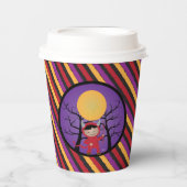 Kind in duivelskostuum Halloween papieren beker (Voorkant)