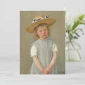 Kind in een Pet met riem | Mary Cassatt (Staand voorkant)