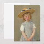 Kind in een Pet met riem | Mary Cassatt (Voorkant / Achterkant)