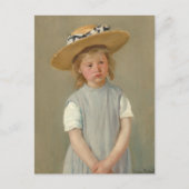 Kind in een Pet met riem | Mary Cassatt Briefkaart (Voorkant)
