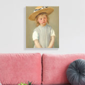 Kind in een Pet met riem | Mary Cassatt Canvas Afdruk (Insitu (Woonkamer))