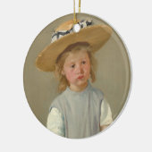 Kind in een Pet met riem | Mary Cassatt Keramisch Ornament (Links)