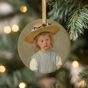 Kind in een Pet met riem   Mary Cassatt Keramisch Ornament