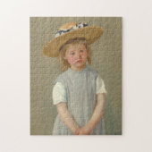 Kind in een Pet met riem | Mary Cassatt Legpuzzel (Verticaal)