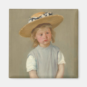 Kind in een Pet met riem   Mary Cassatt Magneet