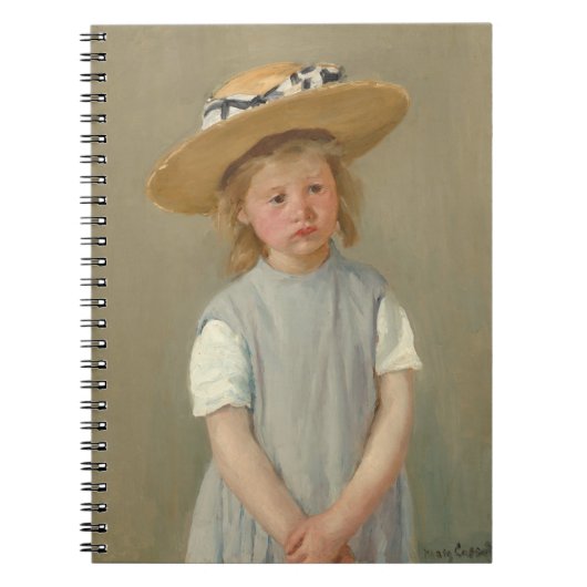 Kind in een Pet met riem | Mary Cassatt Notitieboek (Voorkant)