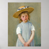 Kind in een Straw Pet, 1886 door Mary Cassatt Poster (Voorkant)