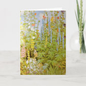 Kind in een tuin kaart (Voorkant)