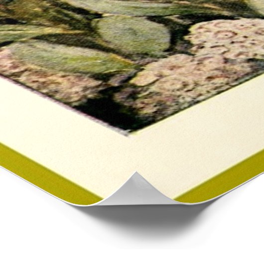 Kind in een tuin poster (Hoek)