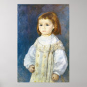 Kind in het Wit door Pierre Auguste Renoir Poster (Voorkant)