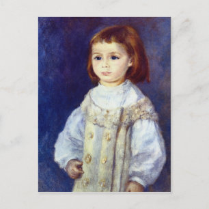 Kind in het Wit door Pierre Renoir Briefkaart