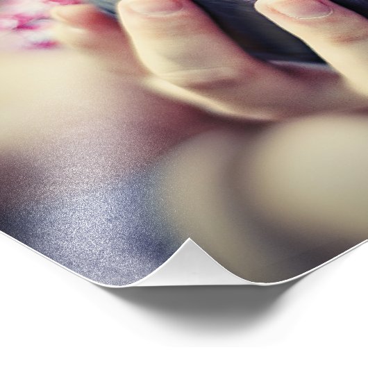 Kind in je handen foto afdruk (Hoek)