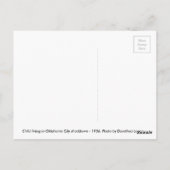 Kind in Oklahoma City sha Briefkaart (Achterkant)